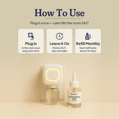 Calming Diffuser Kit — Separation Anxiety, Barking & Accident Relief for Dogs