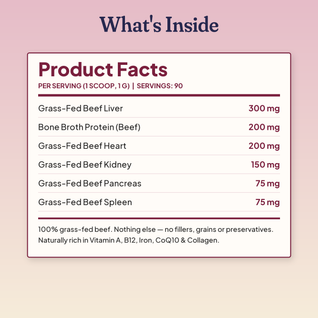 Beef Organ Bone Broth — (Grass Fed) Immune, Joint & Heart Support for Dogs