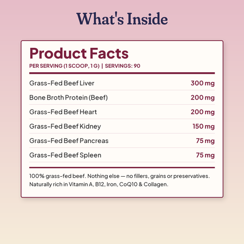 Beef Organ Bone Broth — (Grass Fed) Immune, Joint & Heart Support for Dogs