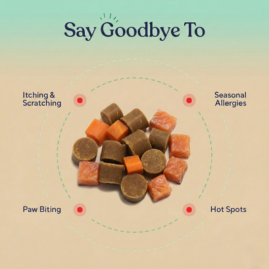 Allergy & Immune Support Chews - Anti-Itch, Skin Relief & Seasonal Allergy Defense for Dogs