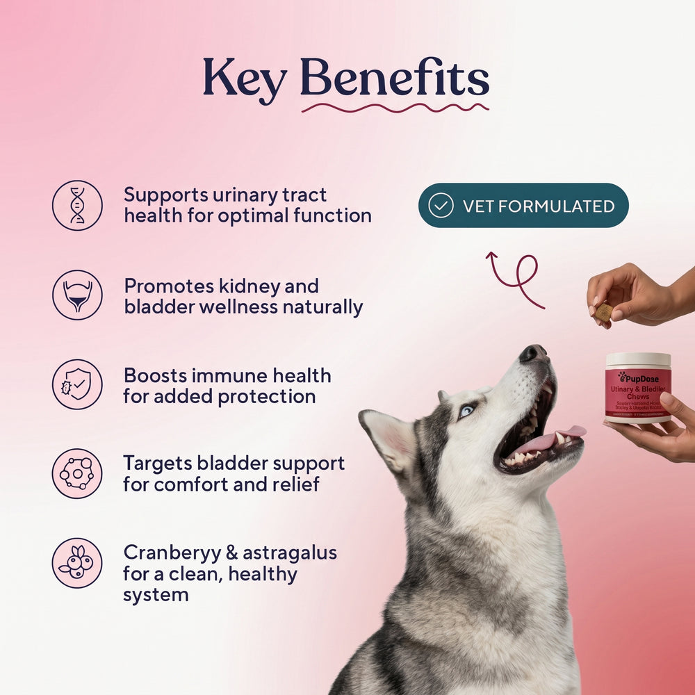 Not just "a cranberry chew" — it's complete urinary protection