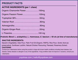 Calm Chews — Anxiety Relief & Stress Support for Dogs
